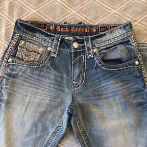 Men’s Rock Revival Bertone Straight Jeans